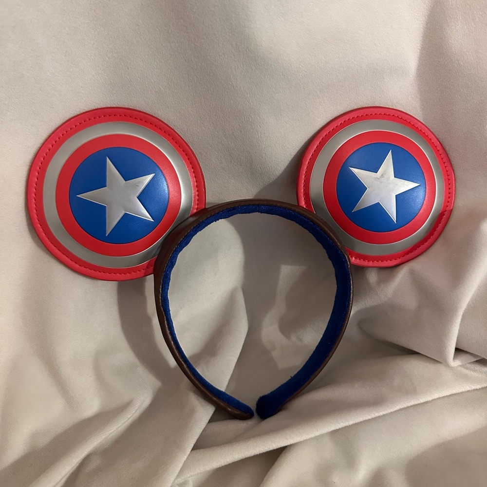 Kids Captain America Shield Ears Headband